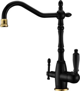 Смеситель для кухни ZORG Sanitary ZR 312-33 YF BLACK BRONZE